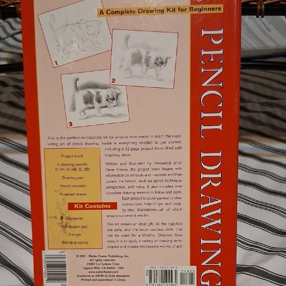 Pencil Drawing Kit - Red - Picture 2 of 4